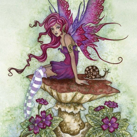 Fairy Wisdom Oracle Cards Deck Book Set Amy Brown - Picture 7 of 8